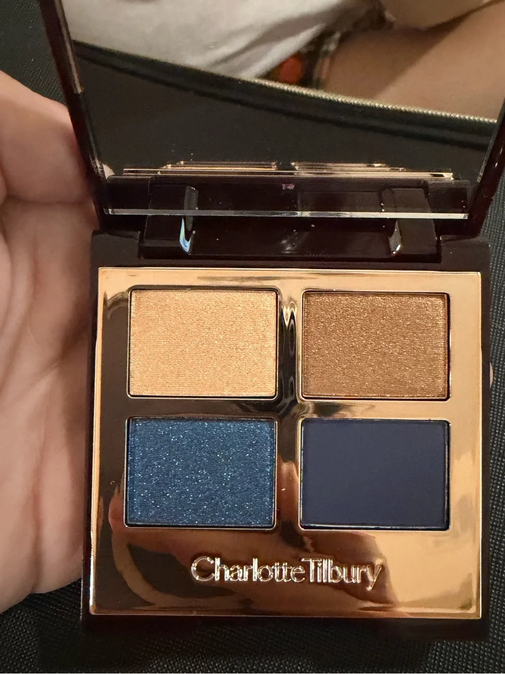 Brand New Charlotte Tilbury Super Blue Eyeshadow Quad Limited Edition Rare